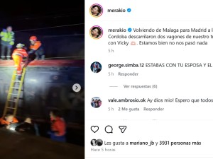 Los videos del influencer Merakio, quien viajaba en el tren que descarriló en España y dejó al menos 21 muertos