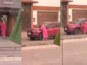 Denunció a su expareja por destrozar su auto a martillazos