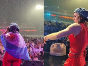 Soledad cantó bajo la lluvia en el Festival de Jesús María en su edición número 60