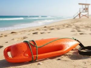 Un guardavidas frenó a un motociclista que circulaba a alta velocidad por una playa de Villa Gesell