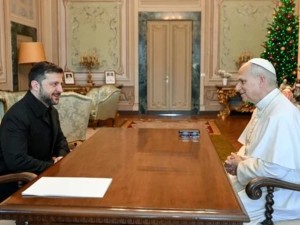 El Papa recibió a Zelenski e intercedió por la paz en Ucrania
